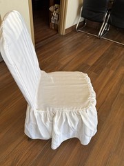White and Black Tuxedo Luxury Chair Covers
