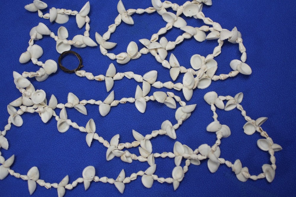 Valentines Day Gift Seashell Home Decor Long Seashell Garland, 96″+ G-94