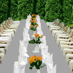 12 Pack Silver 54 x 108 Inch Disposable Plastic Tablecloths Rectangular Table…