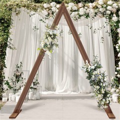 Thicken Solid Pine Wood Wedding Arch Frame for Garland Led Fairy Lights Balloons