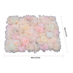 6 PCS Flower Wall Panel Floral Backdrop Flower Wall Decoration Wedding Party