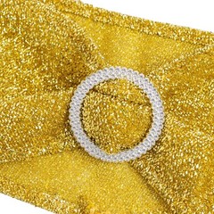 5 GOLD Spandex Chiavari Chair Cushion Covers Wedding Reception Party