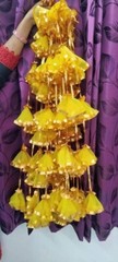 Gota Net Hangings Decorative Garlands for Wedding, Haldi & Wedding Event Decorat