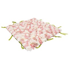 Artificial Silk Fabric Flower Wall Panel Square Backdrop For Wedding Party Decor