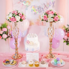 Flower Centerpieces for Wedding Tables: Wedding Table Decorations Pink & Whit…