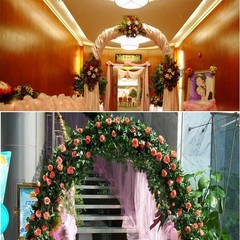 32.8Yd Bridal Wedding Draping Door Cloth Decoration Glass Yarn Fiber 59in Wide