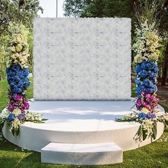 Silk Artificial Flower Wall Panel Wedding Flower Pillar Stage Floral Decor NEW