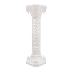 Wedding Roman Column Landscaping Pillar Heart-shaped Pattern Flowerpot Holder