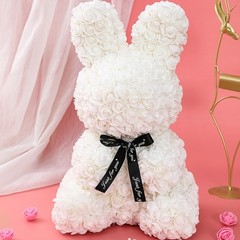 27cm Rose Rabbit Flower Bear Valentines Day Gift Romantic Decor for Her Love….