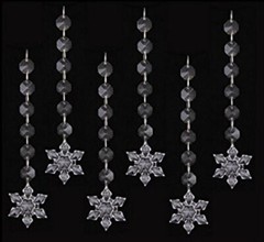 30Pcs String Teardrop Acrylic Crystal Bead Garland Chandelier Hanging Wedding