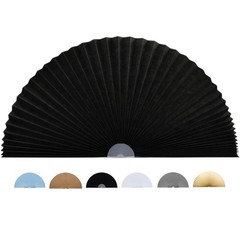 Jlong Arch Half Circle Window Shade Pleated Blinds No Tools Light Filtering P…