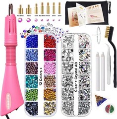 esseelove Hotfix Applicator, DIY Hot Fix Rhinestone Setter, B, Multicolor