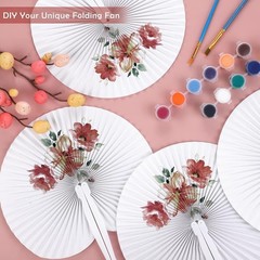 DIY-Friendly Bulk Paper Fans – 100 Round 9-Inch Wedding & Party Essentials