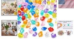150PCS Eye-Catching Mixed Acrylic Fake Gems – Perfect for Underwater Displays