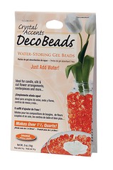 Crystal Accents Deco Beads – Orange 14g Retail Package