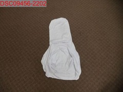 NWOT – Stain, 1PC White Chair Cover, One Size Lenght 35″ Width 17″