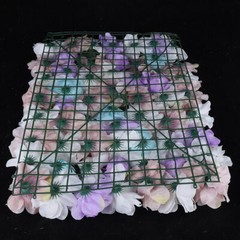 12 Pcs Artificial Flower Wall Panels Floral Backdrop Wedding Party Decor 60*40cm