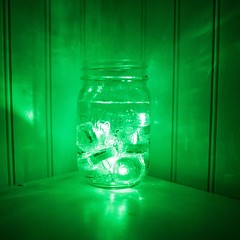 Submersible Waterproof Battery LED Tea Light ~ Wedding Decoration~Green~ 24 Pack