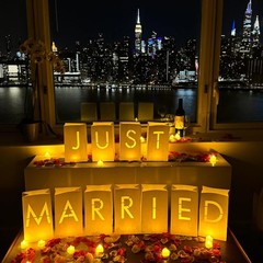 White Luminary Bags for Just Married Decor – 2020 Pieces