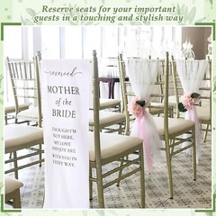 Mother Wedding Memorial Reserved Chair Sign in Loving Memory of Parents Celeb…