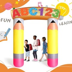 6.56 ft Preschool Graduation Decorations Inflatable Pencil Arch Back to