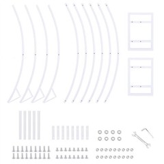 Moongate Round Wedding Arch Metal Backdrop Stand Flower Garland Frame Venue Deco