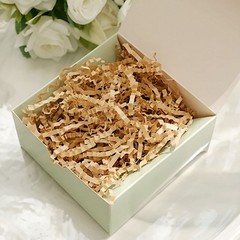 8 oz Natural Kraft Crinkle Paper Shred Basket Gift Box Filler Party Decorations