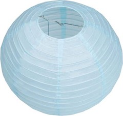 4″6″8″10″12″14″16″18 Round Paper Lanterns Lamp Wedding 18″/45CM, Baby Blue