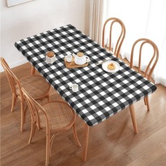 Tablecloth 4ft Elastic Tablecloths Rectangular Fitted Picnic Folding Table Co…