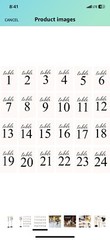 1-24 Simple Elegant Wedding Table Number Cards Party W/Stands Double Sided