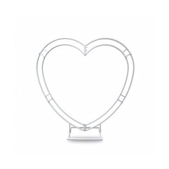 Heart Arch, 6.5FT Metal Heart Arch Stand Wedding Arch Frame for Indoor/Outdoo…