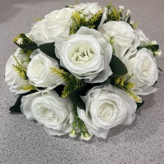 Bouquet Centerpiece Silk Flower Ball Decoration – Event Decor, Wedding SET OF 10