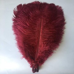 10pcs bouquet feathers 12-14inch 30-35cm for home wedding decoration burgundy