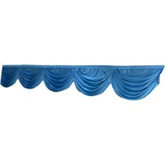 3/6M Long Tassel Faux Silk Swag Drape Panel Party Stage Event Background Decor