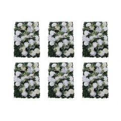 24″ X 16″ Artificial flower panels Floral Backdrop Silk Rose Wall Home Decor