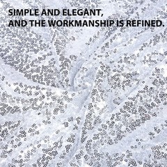 1Set Sequin Backdrop Curtain for Simple and Elegant Wedding Receptions