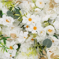 16* Flower Wall Panels, Artificial Flowers Wall Decoration For Party Decoration