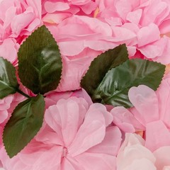 6-Pack Artificial Flower Wall Panels 40 × 60 cm Dark Pink Floral Backdrop