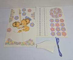 Vintage 1984 Hallmark Koalas in Love Honeycomb Wedding Shower Table Decoration