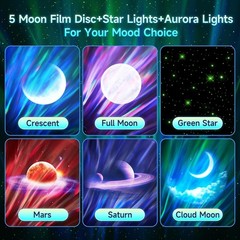 Northern Lights Projector Mothers Day Gifts Birthday Gifts for Him Boys Galax…
