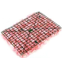 12Pcs Artificial Flower Panels Backdrop Hydrangea Rose Bouquet Floral 24×16 Silk