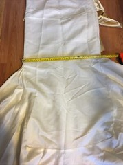 4Full CHAIR COVER Wedding Banquet Party Reception White With Light Gold Sash/Bow