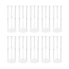 10pcs 60cm Acrylic Flower Vase Rack Wedding Garden Floral Stand Party Decoration