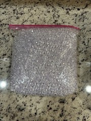 One gallon bag of Clear Acrylic Faux Decorative Gem Crystals for Crafts