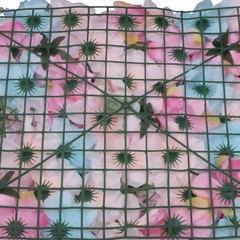 Flower Wall Decor, 23.6″ X 15.7″ Silk Rose Wall for Wedding, Party, Nursery