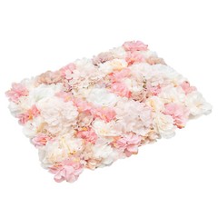 Flower Wall Panel Artificial Flower Wall Backdrop Flower Decoration 12 Pcs