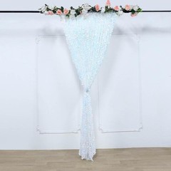 IRIDESCENT 8×8 ft Big Payette Sequined BACKDROP CURTAIN Wedding Home Decorations