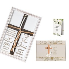 Rustic Wedding Unity Sign 15×10 – Cord of Three Strands, Bible Verse Decor, Anni