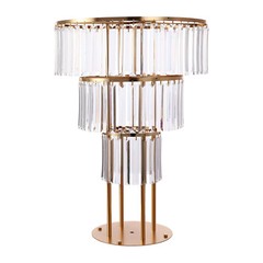 Wedding Gold Crystal Flower Stand, Round Pedestal Stand, Crystal Flower Stand