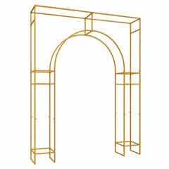 Wedding Arch Backdrop Stand 180*30*250cm Wedding Arches for Ceremony Square